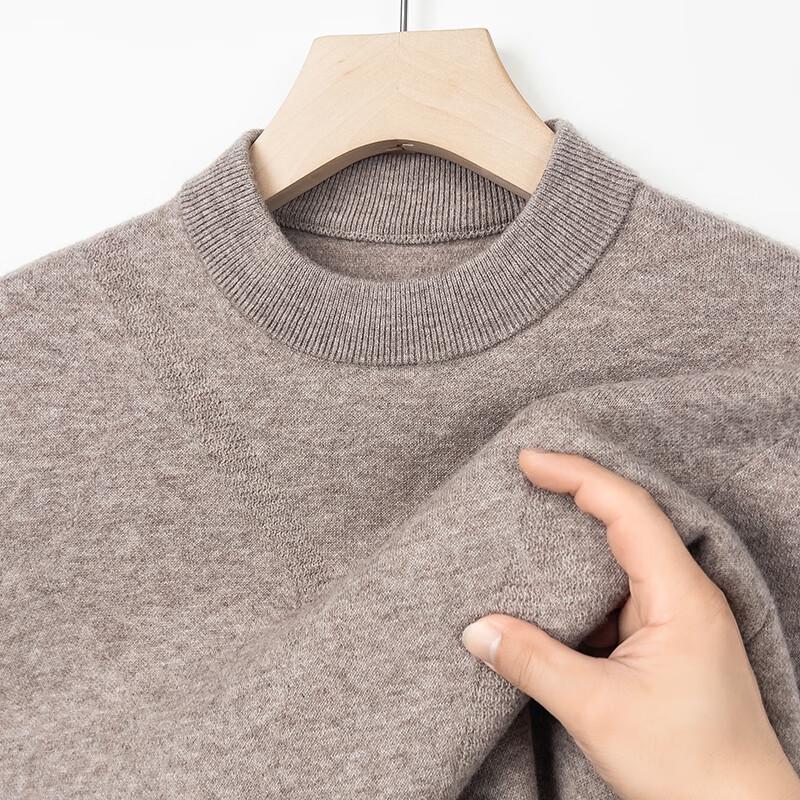 Yiliteng Men's 100% Wool Pullover Sweater