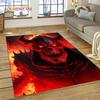 Gothic Horror Monster Dämon Geist Teppich Teppich für Schlafzimmer Wohnzimmer Zuhause Sofa Dekoration, Kinder Spiel Große Deko Bodenmatte