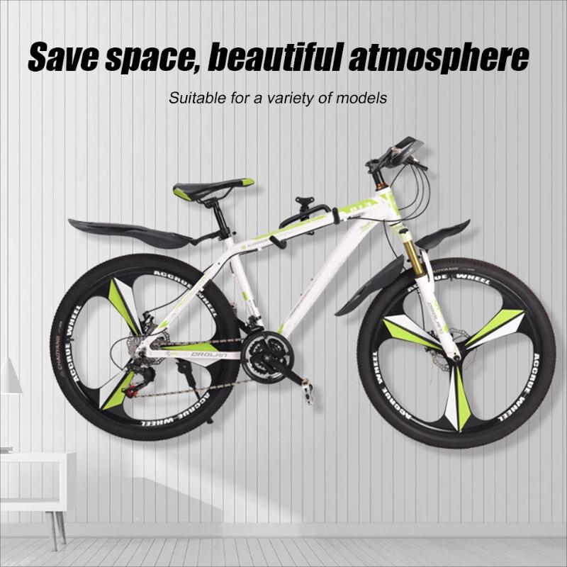 Bike Wall Mount For Road Mountain Bike Space Saving Rack Wall Hook Foldable Adjustable Cycling Rack Bicycle Accessories