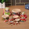 5/10-Layers Matrioschka Houten Russian Nesting Matryoshka Doll Poppen Voor Kinderen Brithday Geschenken Decor Poupée De Russ