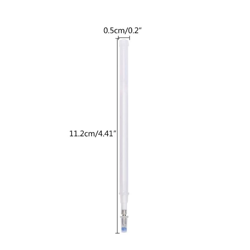 100x Erasable Fabric Refills High Temperature Disappearing Ink Fabric Marker Refills for Dressmaking Fabric PU Leather