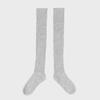 Classic Ribbed Knee Socks (gray)