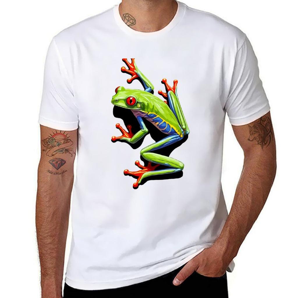 Red Eyed Tree Frog Tshirt Unisex T Shirts For Unisex Casual Tshirt