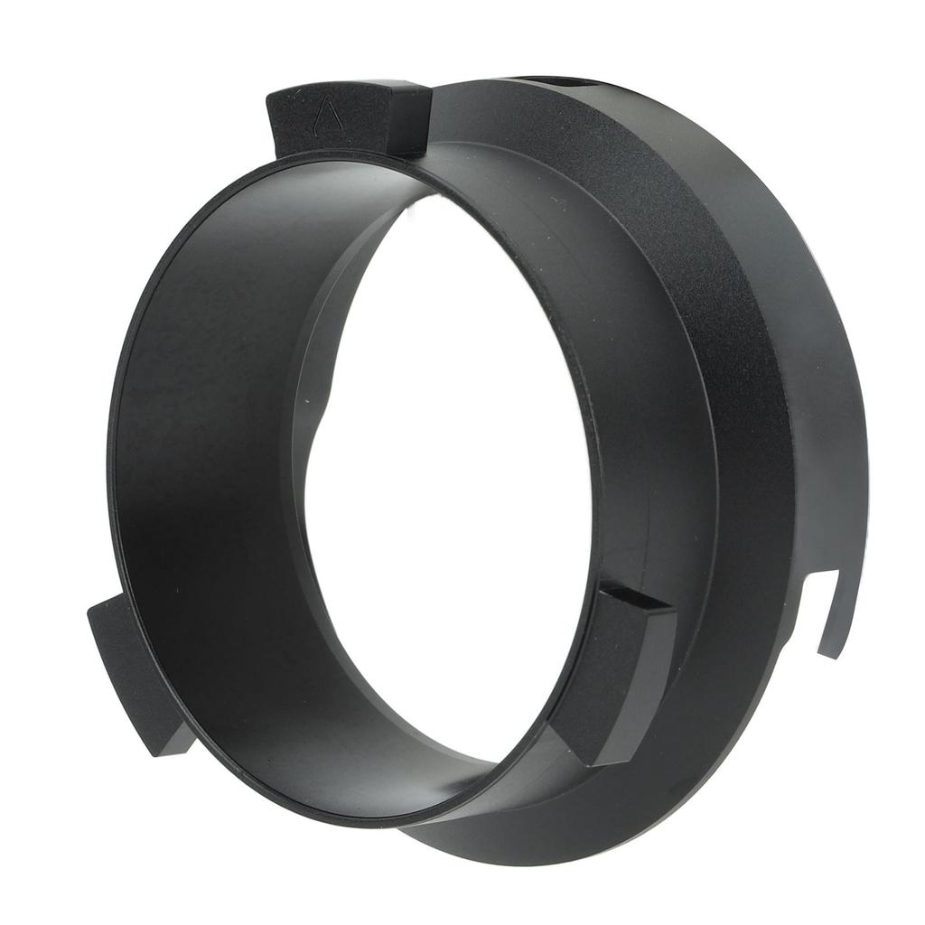 Coffee Powder Ring 51mm Aluminium Alloy Hands Free Dosing Funnel For Delonghi 9 Series 9335 9155 9355 9665 Black