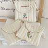 Cartoon Embroidered Aunt Towel Bag Portable Portable Lightweight Sanitary Napkin Storage Bag High-value Cute Girl Monthly Bag