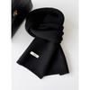 Versatile 100% Pure Wool Scarf Winter Warm Knit Neck Warmer Women