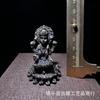 Huang Cai Shen Antique Imitation Crafts Copper Sculpture Ornament Iron Pendant Accessory Hanging Tibetan Style Collectible Craft