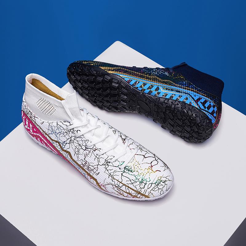 Fashion 35-47 Unisex Football Boots High-size Football Shoes Short Nail Game Training Shoes Children Football Boots