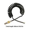 Schlauchaufroller Luftkompressor Schlauch Aufroller mit 1/4 Zoll Schnellkupplungen Steckern Fittings Effiziente Nutzung unter verschiedenen Bedingungen