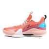 Li Ning Flash 7 Chaussures de Basketball Basse Anti-Dérapantes Résistantes à l'Usure Absorption des Chocs Homme Baskets Thé-Fleur-Rouge ABPT013-8