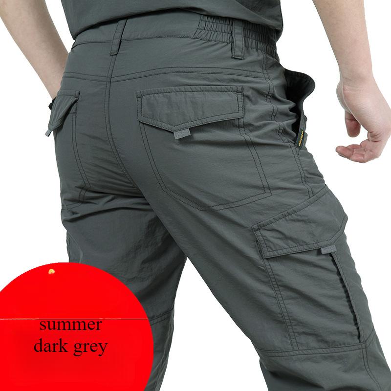 

Весна, лето и осень повседневные легкие армейские длинные брюки в стиле милитари мужские водонепроницаемые быстросохнущие грузовые комбинезоны для кемпинга тактические брюки дышащие 3XL