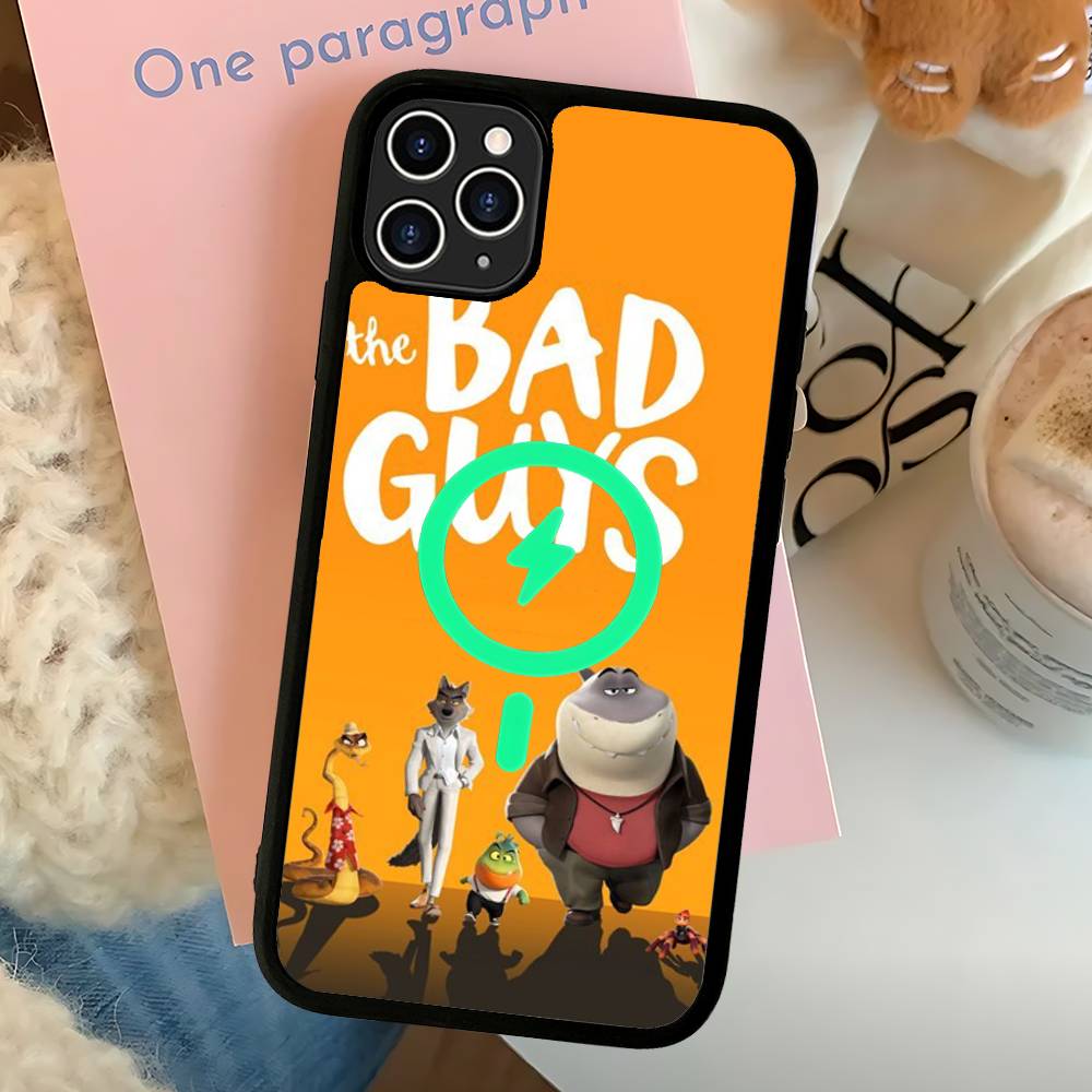 Funny Anime The B-bad G-guys Phone Case Magnetic Case For IPhone 16 14 13 12 11 15 Pro Max For Magsafe Wireless Charge Cover