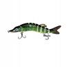 Wobbler Fishing Lure Pike Zander Catfish Jointed 8-Segment 9Cm 7G