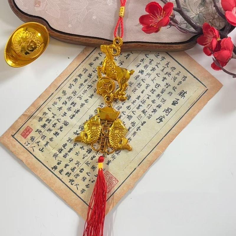 2027 Year of the Sheep Chinese Zodiac Pendant Lightweight Lucky Car Hanging Accessory Nice New Year Housewarming Gift