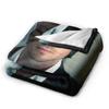 The Vampire Diaries Damon Salvatore Serie TV Coperta Decorativa in Flanella Plaid per Arredamento Casa Calda Morbida Copriletto Regalo
