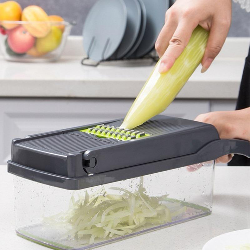 Kitchen Multifunctional Vegetable Slicer, Shredded Potatoes, Diced Machine, Radish Slicer, Slicer