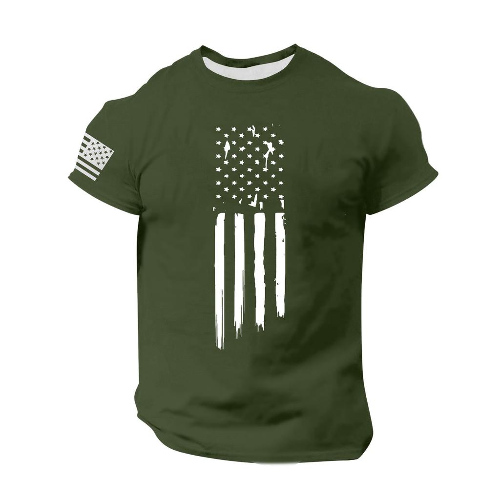 T-shirt da uomo T-shirt Grafica Testo Stampa 3D Street Casual Manica Corta Abbigliamento Stampato Basic