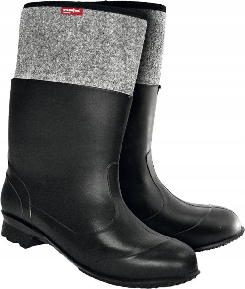 Rubber Work Footwear with Rubber Felt BF-PCV Size 45