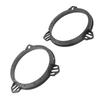 2Pcs Speaker Spacer Adapter Mount 6.5 Inch Black Door Speaker Adapter Spacer Rings Replacement for Subaru Impreza Forester