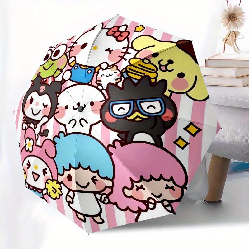 1pc Hello Kitty Friends Collection Umbrella with Plastic Handle,Suitable for All Seasons Home Travel Outdoor UmbrellaSanlio270