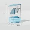 QX2E Detachable Parrots Feeder With Large Capacity Container Anti Spill Design Dispenser For Cockatiels Budgies