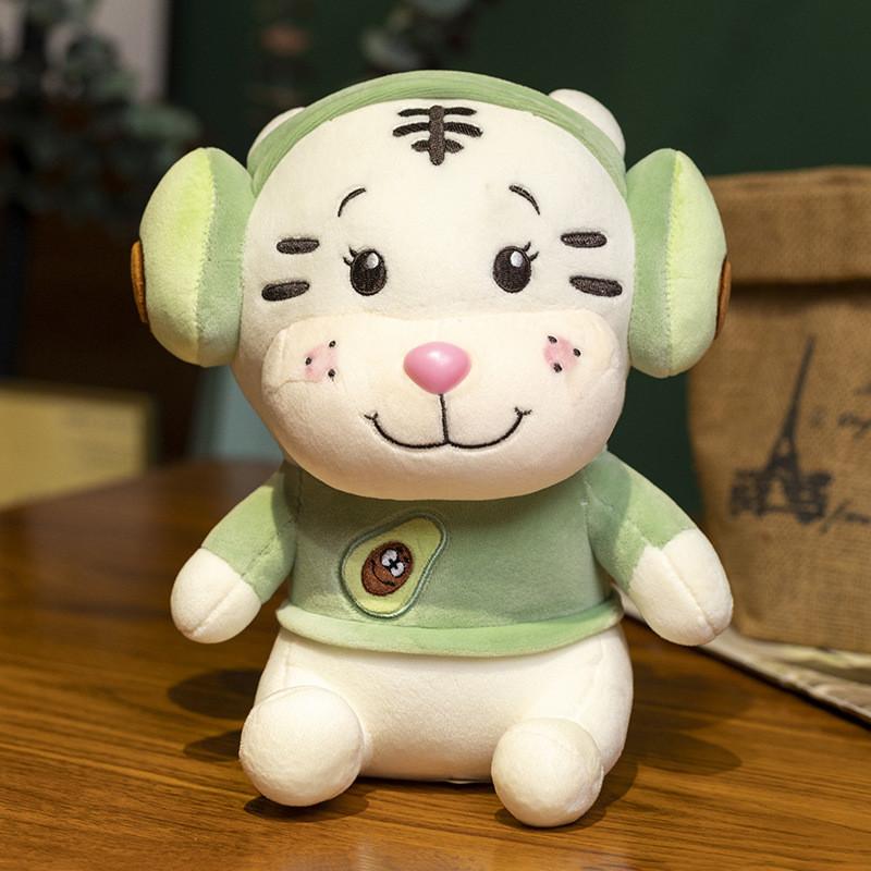 

Плюшевая игрушка Тигр Очаровательный Короткий Плюш Мягкая Игрушка Идеально Подходит для Пар и Подарков авокадо