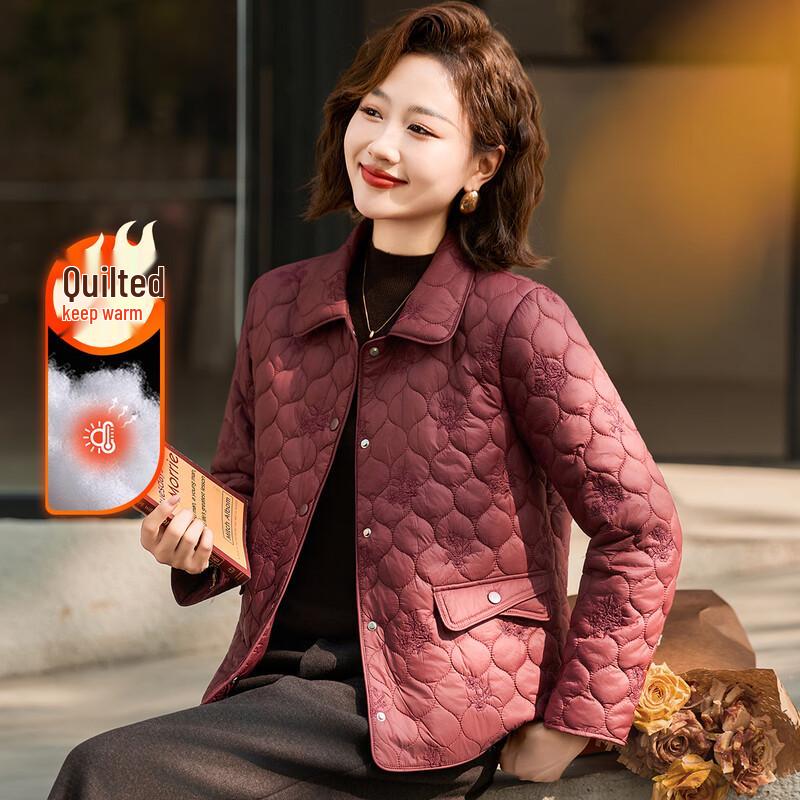 

KAVON Women s 2025 Winter Petite Short Padded Jacket 2XL