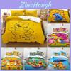 Pooh Bear Children Bedding Set With Active Dyeing For Toddler Bed Decor