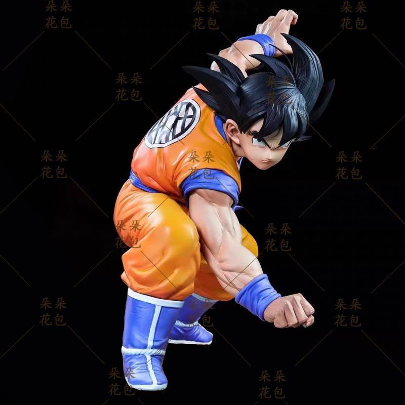 Seven Dragon Balls Cartoon Peripheral Chassis Desktop Ornaments Start With Goku Handmade Statue Anime Figure Chaoplay Model Gift