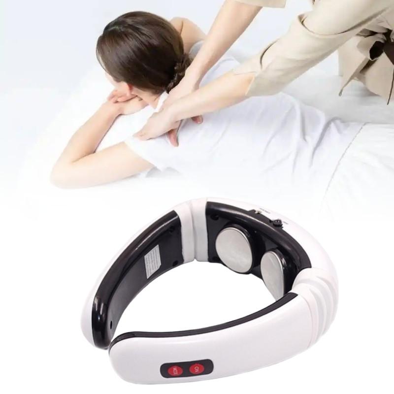 Pulse Cervical Electric Massager Shoulder Neck Therapy Device Pain Relief Tool