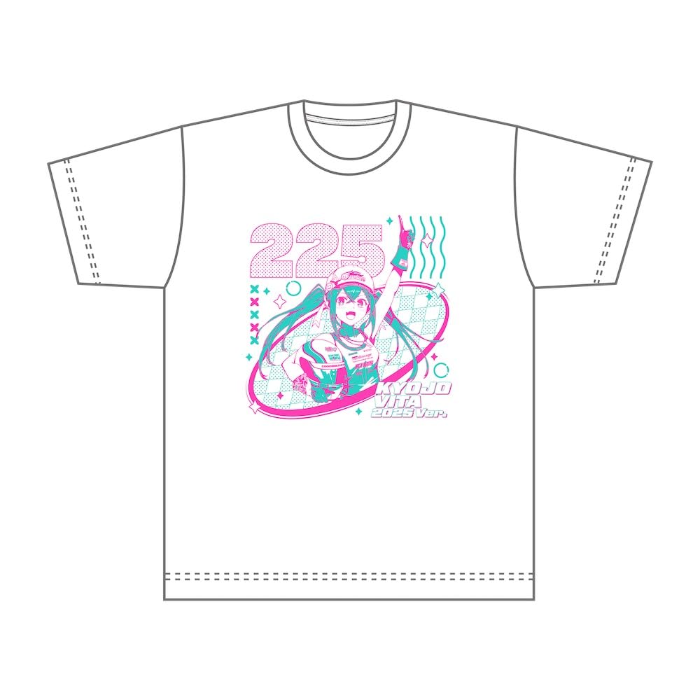 Racing Miku KYOJO VITA 2025 Ver. T-shirt (Size M)