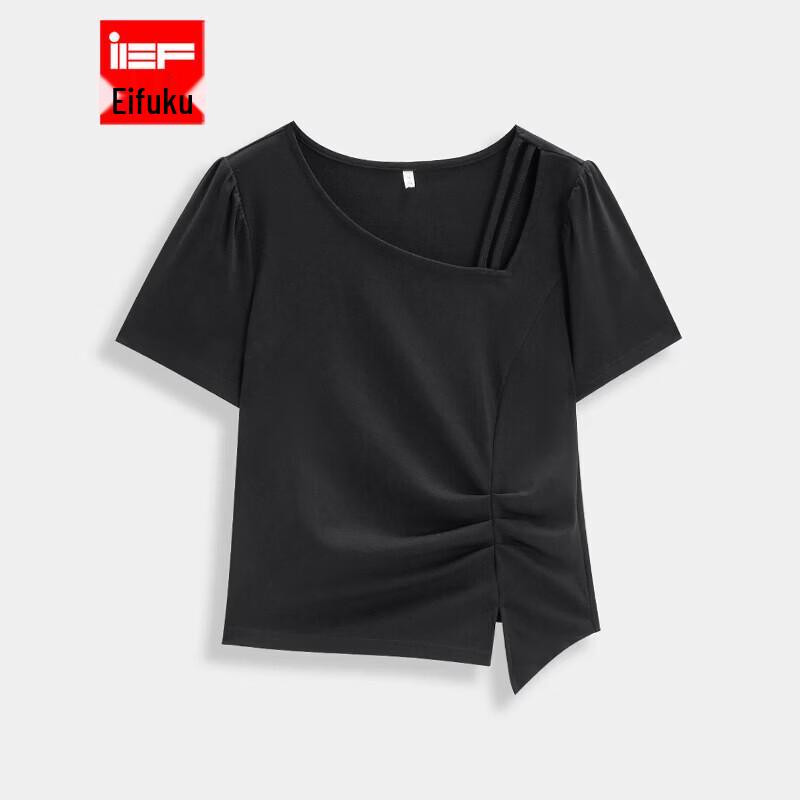 IEF Women s 2026 Summer Korean Style Slimming Top L