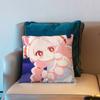 Zhao ZZenless Zone Zero ZZZ Pillow Case Short Plush Sofa Decorative Gift Home Doublesided Printing Cushio