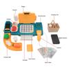 Cash Register Toy For Kids With Checkout Scanner Play Food Set Play Calculator Credit Card Reader Voice Broadcast Pretend Cash