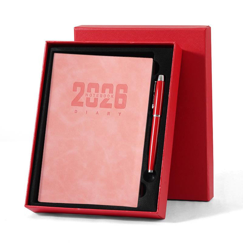 2026 Chinese Daily Planner: Agenda & Efficiency Management Notebook