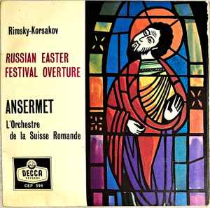 

7inch Record NIKOLAI RIMSKYKORSAKOV ERNEST ANS Russian Easter Festival Overture CEP599 Decca 1959 UK Classical Used