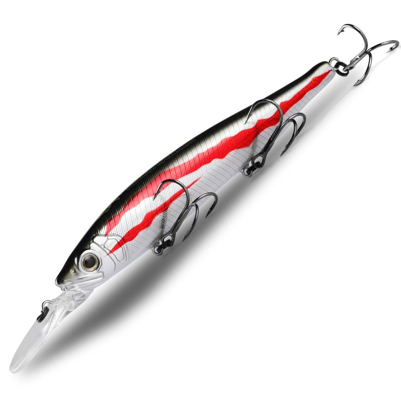 BEARKING 128mm 22.9g Depth2 - 3m Wobbler Top Fishing Lures Hard Bait Minnow Quality Hooks Fishing Accessories For Fishing Tackle