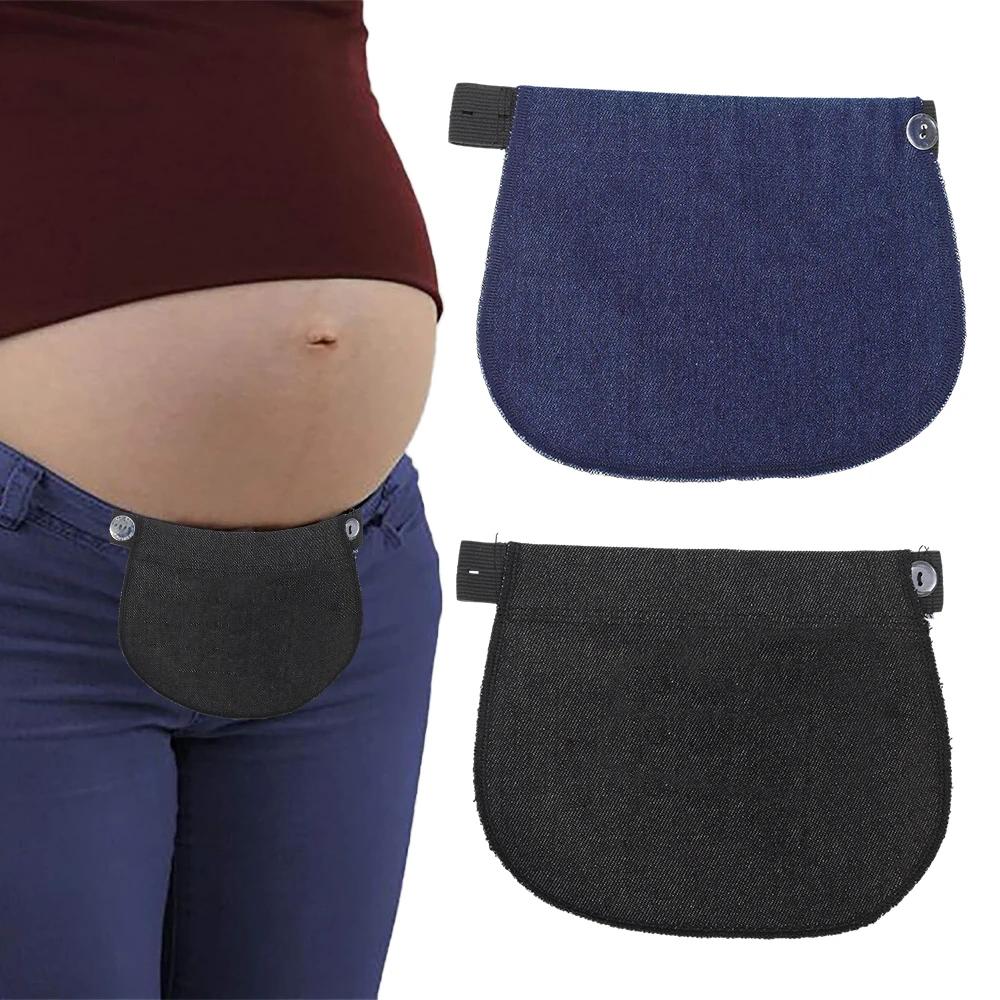 Schwangerschaftsgürtel Verlängerungsschnalle Damen Schwangerschaftsgürtel Hosenverstellung Schnalle Großer Bauch Taillenverlängerung Elastisches Band