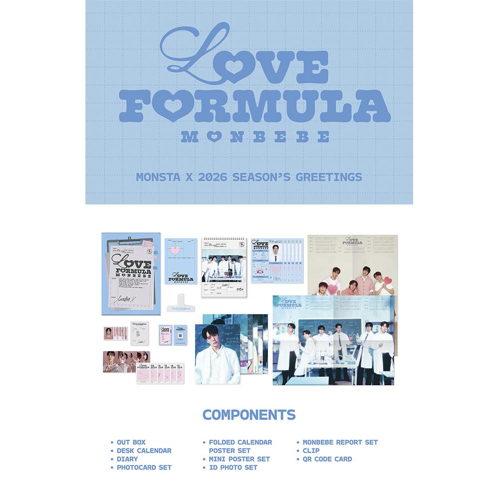 [Pre-order] MONSTA X - 2026 Seasons Greetings [LOVE FORMULA MONBEBE]