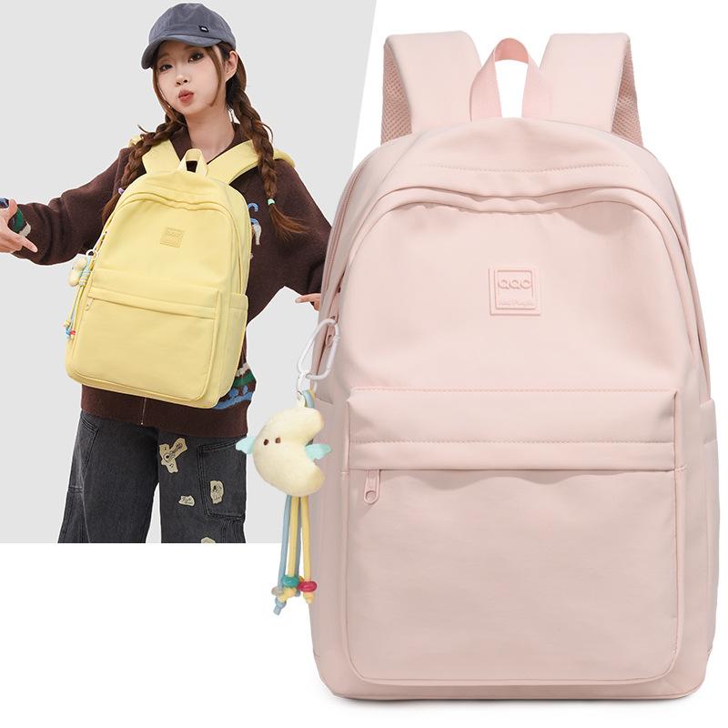 Schoolbag wholesale new student backpack junior high school students large capacity Japanese and Korean version schoolbag trend versatile backpack