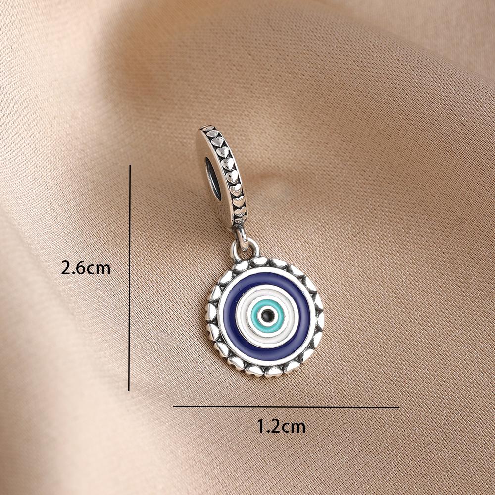 Blue 925 Silver Dolphin Octopus Turtle Swallow Pendant Bead, Suitable for European Bracelet DIY Women's Jewelry Accessories