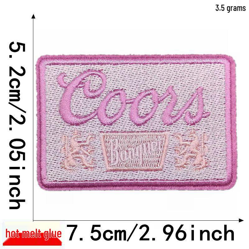 Liteon Cross-Border Alphabet Planet Embroidery Patch for Clothing & Accessories.