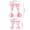 1/12 Dollhouse Striped Lace Curtain Door Curtain Doll Home Furniture Decoration Dolls House Living Scene Decor Accessories