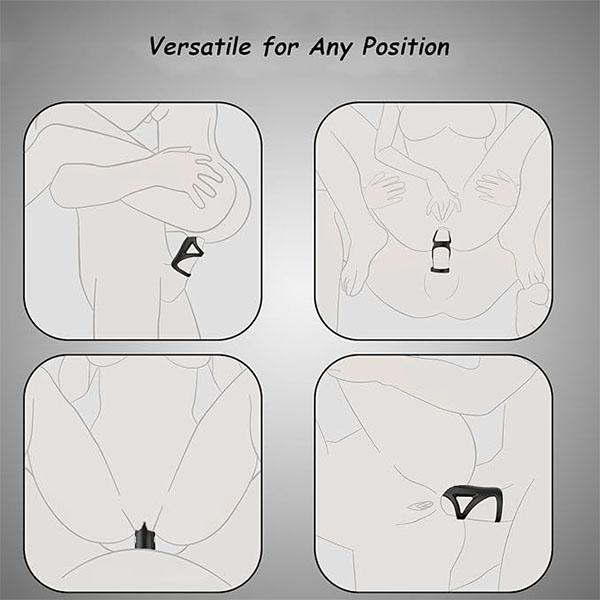 Vibrierender Penisring, Penishülle, Penisring Männlicher Penisvibrator Extender für Hoden G-Punkt Stimulation Sexspielzeug für Männer Frauen