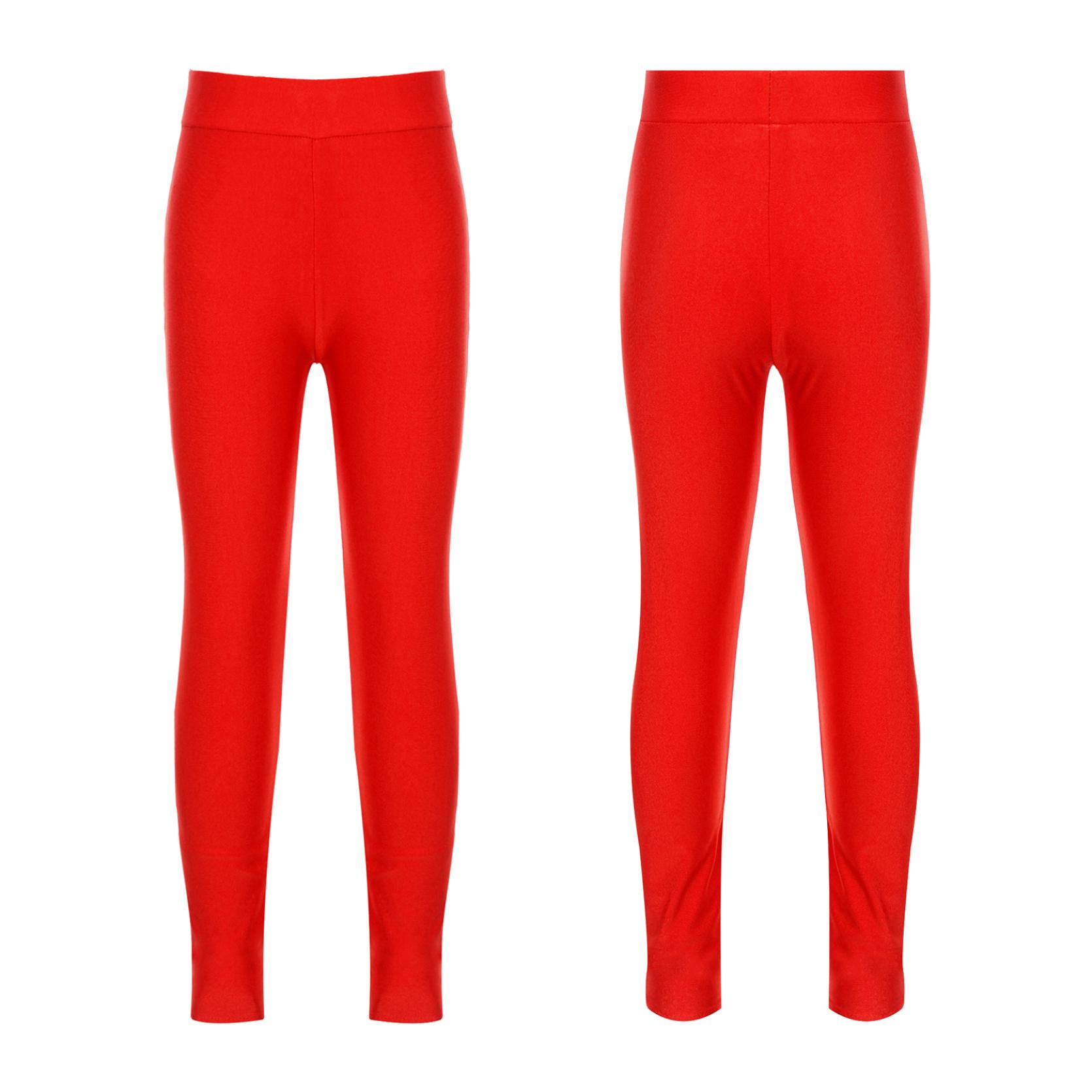 IEFiEL Stijlvolle schaatskleding voor kinderen, elastische tailleband, elastische dans, lange broek, legging 9-10 Years