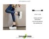 Women's Height-Boosting Thick-Soled White Sneakers for Spring & Autumn A8905