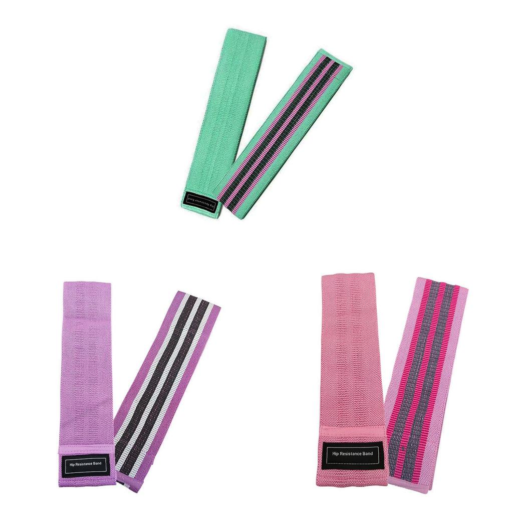 Yoga Resistance Bands With Cotton Material For Fitness And Stretching Exercises For Home Workout