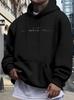 Casual Print Fleece Hoodie Sweatshirt Is Suitable for Autumn And Winter.