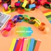 Morcheiong 300 Paper Cha Bright Color Paper Strips for Crafting DIY and Party Decorations