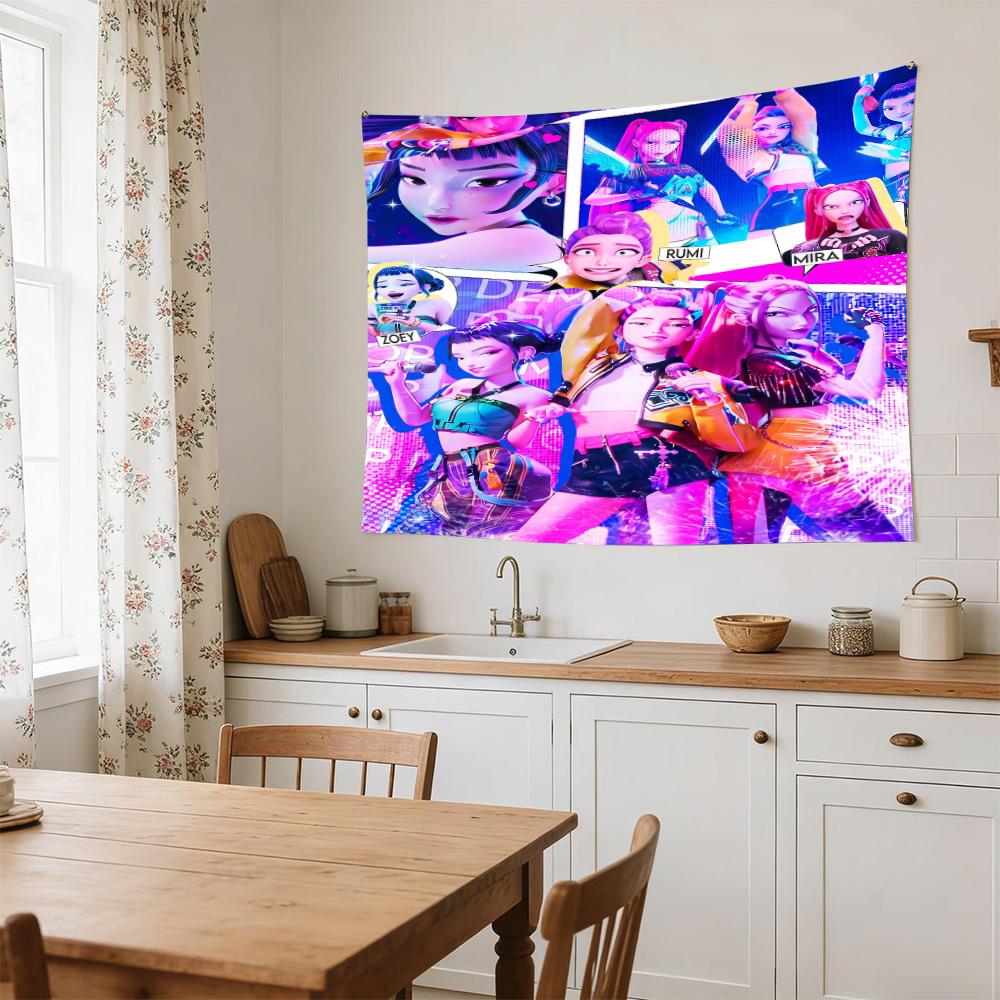 Huntress Power Squad Large Printed Wall Tapestry, Ideal Holiday Gifts, Room Decor for Dorm Bedroom Parties,Perfect Gift